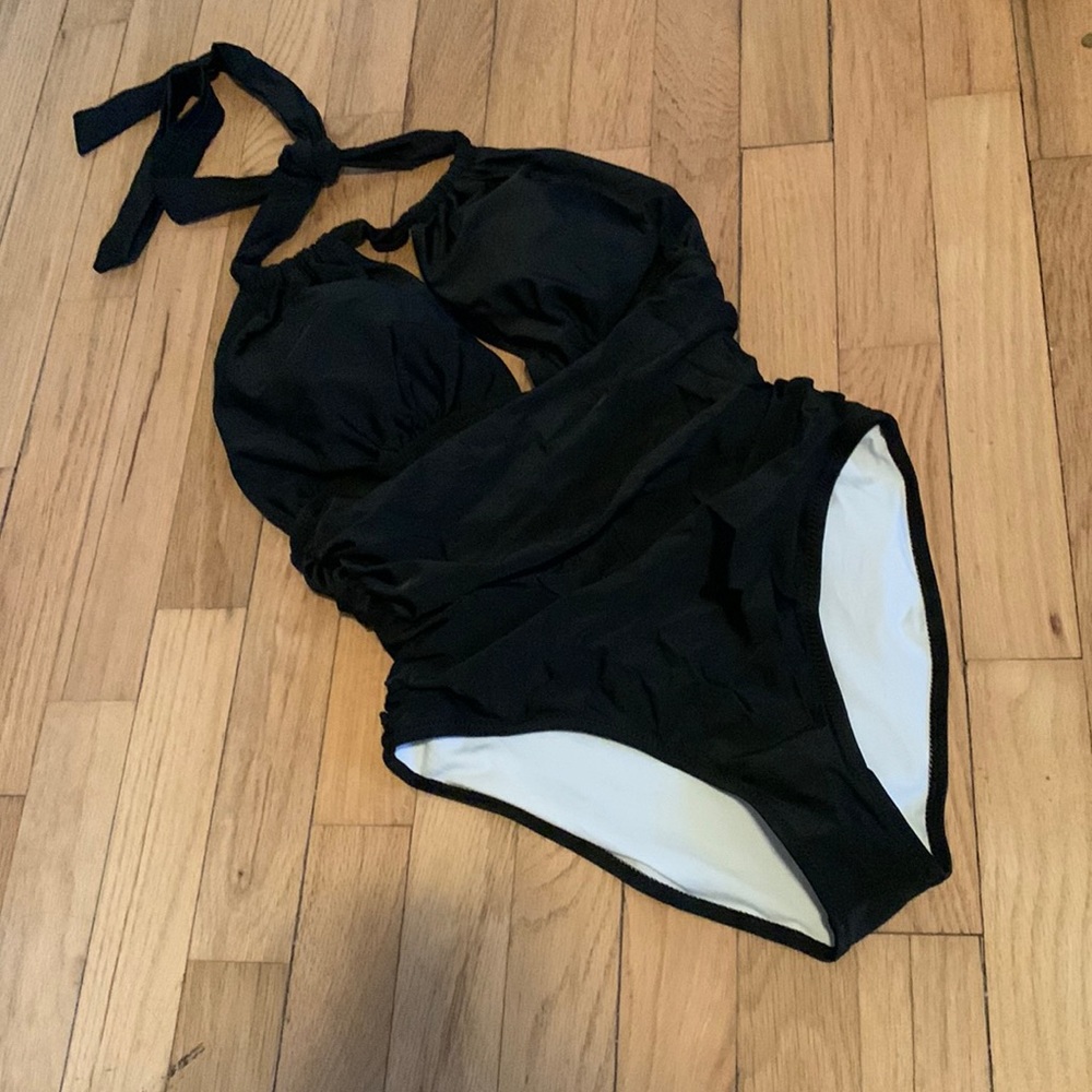 NWT Cupshe Black One Piece Swimsuit